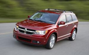 Коврики 3D LUX в салон Dodge Journey (Додж Джорни) с бортиком