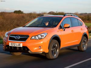 Коврики в салон Subaru XV (2012-2016) с бортиком