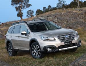 Коврики в салон Subaru Outback 5 (Субару Аутбек 5) ковролин LUX