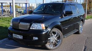 Велюровые коврики в салон  Lincoln Navigator 2 (2002-2006)  бежевый + 3 ряд