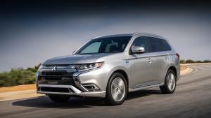 Коврики в салон Mitsubishi Outlander Cross PHEV (2021-н.в.) 3D с бортиком