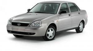 Велюровые коврики в салон Lada Priora Sedan (2009-2013)