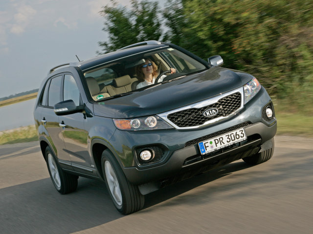 Велюровый коврик в багажник Kia Sorento 2 (Киа Соренто 2)