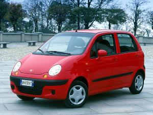 Резиновые коврики в салон Daewoo Matiz (2005) с бортиком