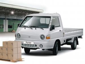 Коврики в салон Hyundai Porter 1 с бортиком 