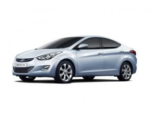 Коврики 3D LUX в салон Hyundai Elantra 5 MD (Хендай Элантра 5) (2011-2016) с бортиком