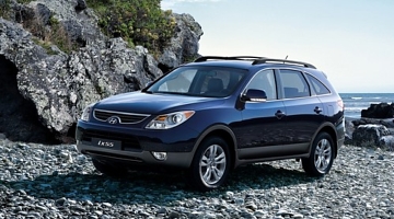 Коврики в салон Hyundai ix55 (Хендай Айх55) с бортиком 
