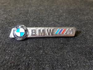 Лейбл металлический Bmw M-series (Бмв М серия) фигурный цветной