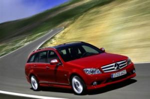 Коврик в багажник Mercedes-Benz C-klasse W204 (Мерседес С-класс w204)с бортиком