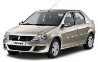 Велюровые коврики в салон Renault Logan (Рено Логан) ковролин LUX