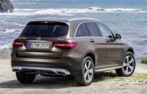 Коврики в салон Mercedes-Benz GLC X253\Мерседес ГЛС Х253 (2015-) 3D с бортиком