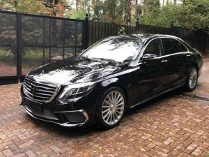 Коврик в багажник Mercedes-Benz S-class W222 SD (2013-н.в.) с бортиком