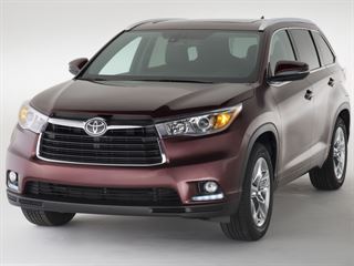 Велюровые коврики в салон Toyota Highlander III (Тойота Хайлендер 3) 