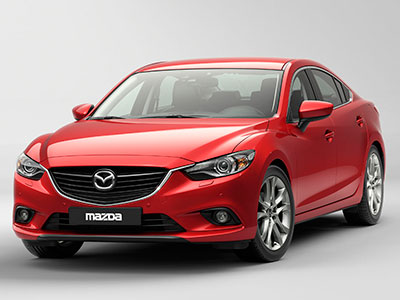 Резиновые коврики в салон Mazda 6 SD (Мазда 6) (2012-н.в.)с бортиком