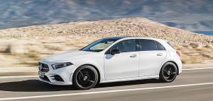 Коврики в салон Mercedes-Benz A-klasse W177 (2018-) 3D с бортиком
