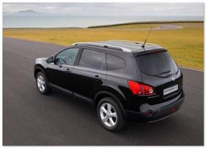 Коврики 3D LUX в салон Nissan Qashqai +2 (2009-2011) с бортиком