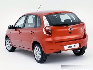 Резиновые коврики в салон Datsun mi-DO (Датсун Мидо) 3D с бортиком