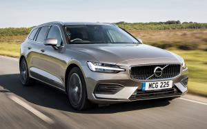 Коврики в салон Volvo V60 (2018-н.в.) с бортиком