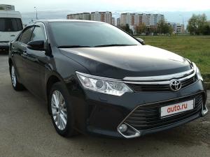 Велюровые коврики в салон Toyota Camry Vll XV50 (2011-2014) 
