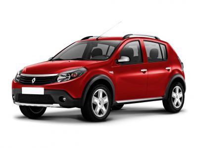 Коврики в салон Renault Sandero Stepway 1 (Рено Сандеро Степвей 1) с бортиком