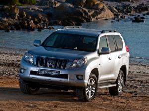 Коврик в багажник Toyota LC 150 (2009-2013) с бортиком