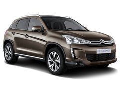 Резиновый коврик в багажник Citroen C4 AirCross (Ситроен С4 Аэркросс) с бортиком