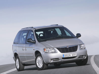 Резиновые коврики в салон Chrysler Voyager (Крайслер Вояджер) (2000-2007) с бортиком