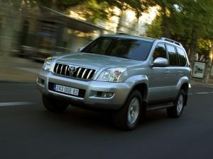 Коврики в салон Toyota Land Cruiser-120 PRADO J120 (2002-2010) серый