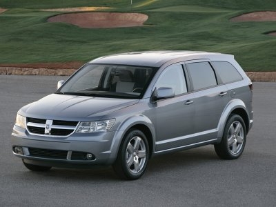 Резиновые коврики в салон Dodge Journey (Додж Джорней) с бортиком