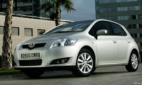 Коврики 3D LUX в салон Toyota Auris (2006-2012) с бортиком
