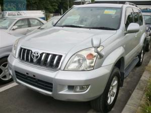 Коврики в салон Toyota Land Cruiser PRADO 120 (Тойота Ленд Крузер Прадо 120) ПРАВЫЙ РУЛЬ 3D с бортиком