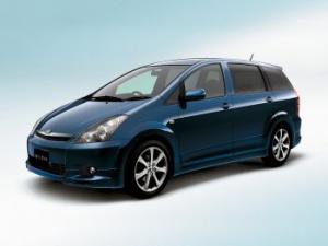 Коврики в салон Toyota Wish (4WD) (2003-2009) 3D с бортиком