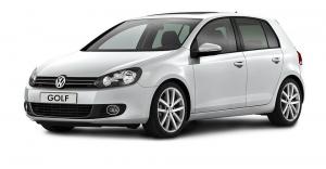 Коврики 3D LUX в салон Volkswagen Golf 6 (2008-2012) с бортиком