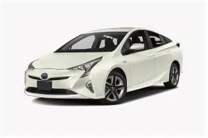 Коврики в салон Toyota Prius XW50 (Тойота Приус ) с бортиком (2015-)
