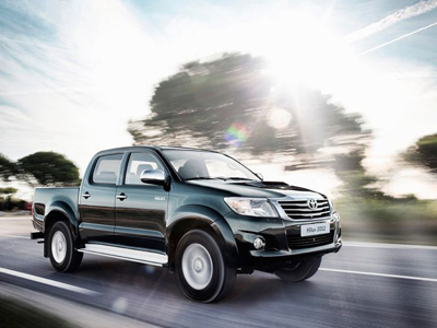 Коврики в салон Toyota Hilux (Тойота Хайлюкс)с бортиком