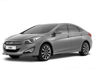 Коврик в багажник Hyundai i40 SD (Хендай Ай40 Седан) с бортиком