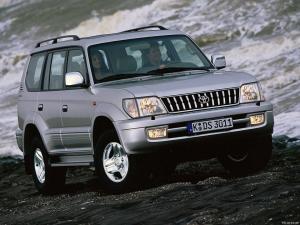 Велюровые коврики в салон Toyota Land Cruiser Prado 90 (Тойота Ленд Крузер Прадо 90)
