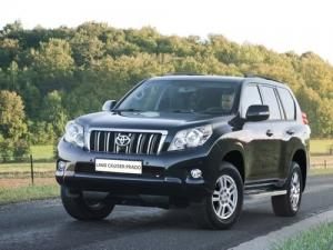 Коврик в багажник Toyota LC 150  Prado (J150) (2010-2017) с бортиком