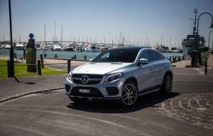 Коврик в багажник Mercedes-Benz GLE Coupe C292 (Мерседес ГЛЕ С292 Купе ) с бортиком