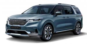 Коврики в салон Kia Carnival IV (2020-н.в.) 1, 2 ряд с бортиком 