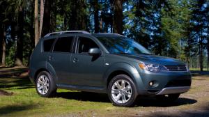 Велюровые коврики в салон Mitsubishi Outlander XL (2007-2009) 