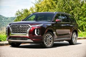 Коврики в салон Hyundai Palisade (2020-н.в.) бежевый 3 ряд