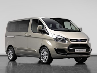 Коврики в салон Ford Tourneo Custom (Форд Торнео Кастум) с бортиком 