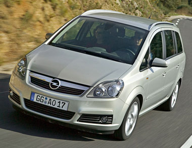 Велюровые коврики в салон Opel Zafira B (Опель Зафира Б) 3 ряда
