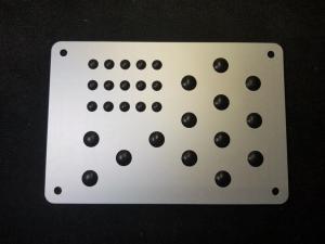 Алюминиевый подпятник для автоковрика (СЕРЕБРИСТЫЙ SILVER ХАМЕЛЕОН)