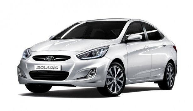 Коврики в салон Hyundai Solaris 1 (Хендай Солярис) 3D с бортиком 