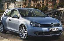 Коврики в салон Volkswagen Golf 6 (Фольксваген Гольф 6) 3D с бортиком