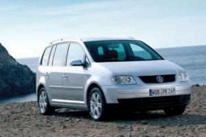 Коврики 3D LUX в салон Volkswagen Touran с бортиком (2003-2010/ 2010-2018)