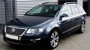 Коврик в багажник Volkswagen Passat B6 Variant (2005-2010) с бортиком