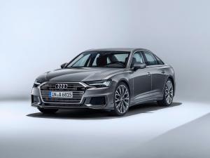 Коврики 3D LUX в салон Audi A6 C8:4H (2018-н.в.) с бортиком